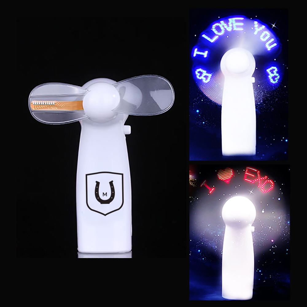 LED Pre Programmed Message Fan
