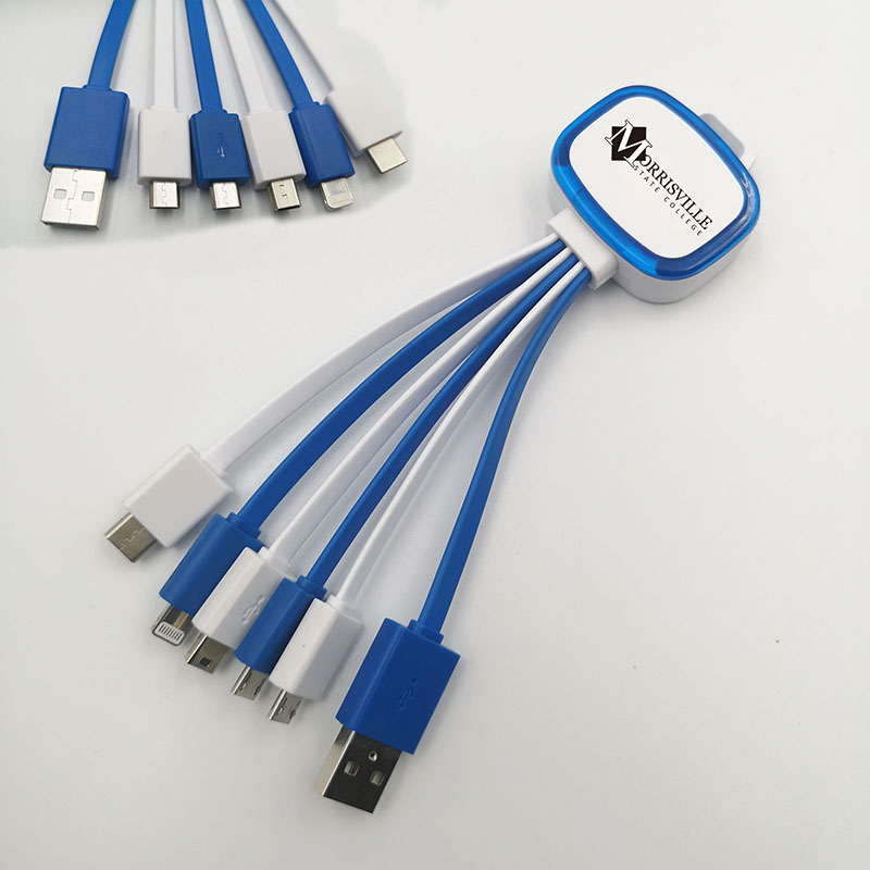 6-In-1 Light Up USB Cable
