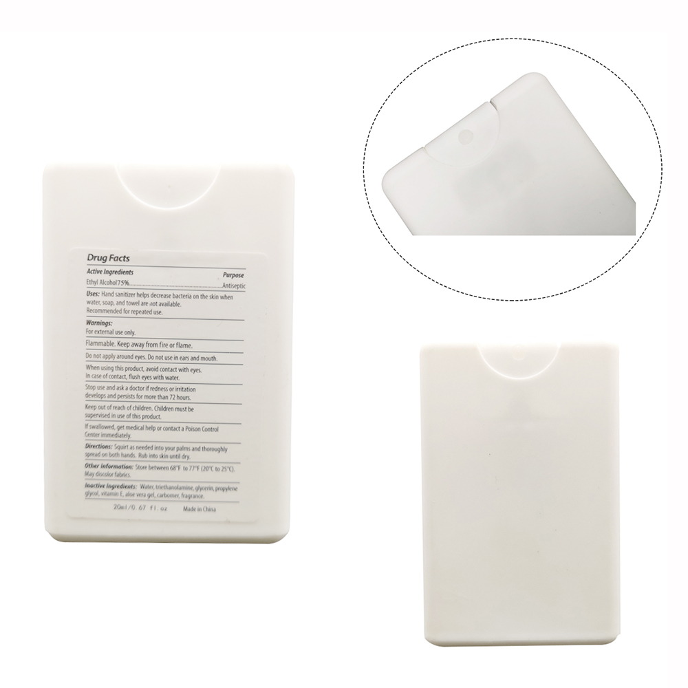 Full Colors Credit Card Custom Hand Sanitizer Spray