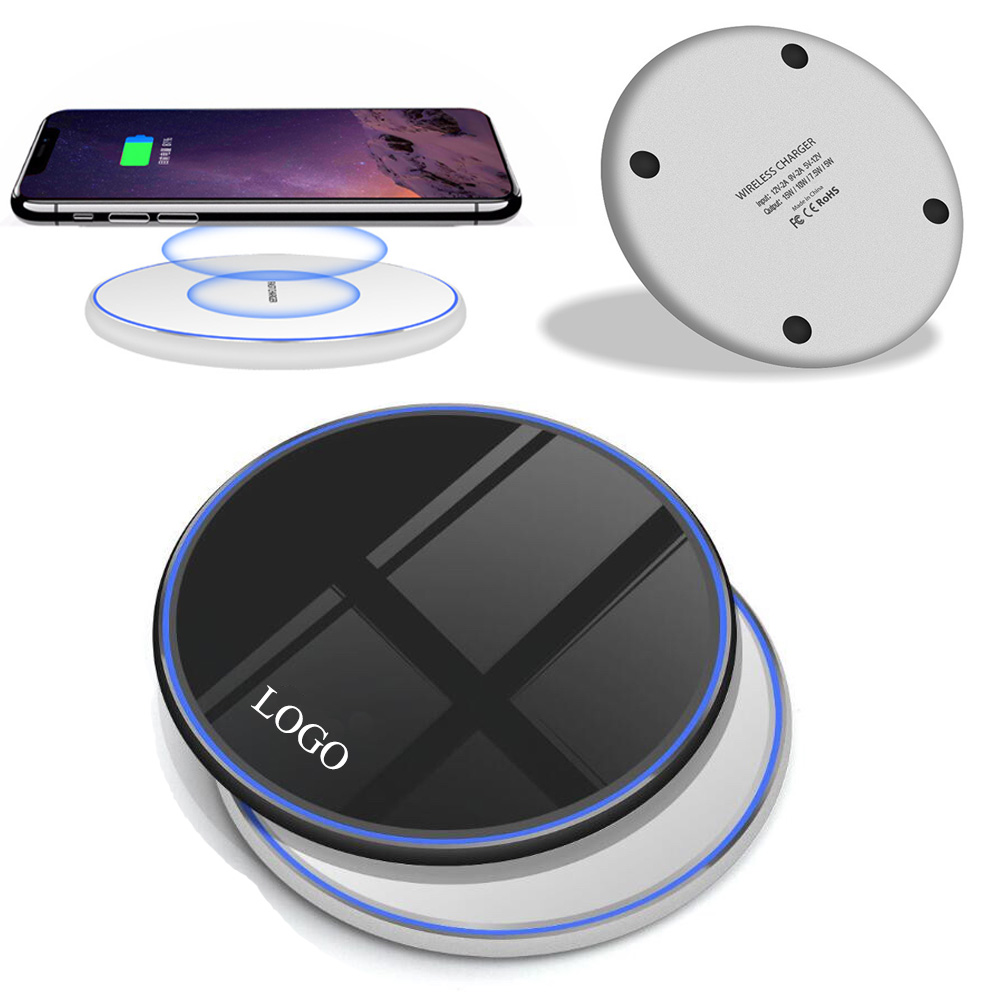 4“ Dia Qi 15W Round Wireless Fast Charging Pad