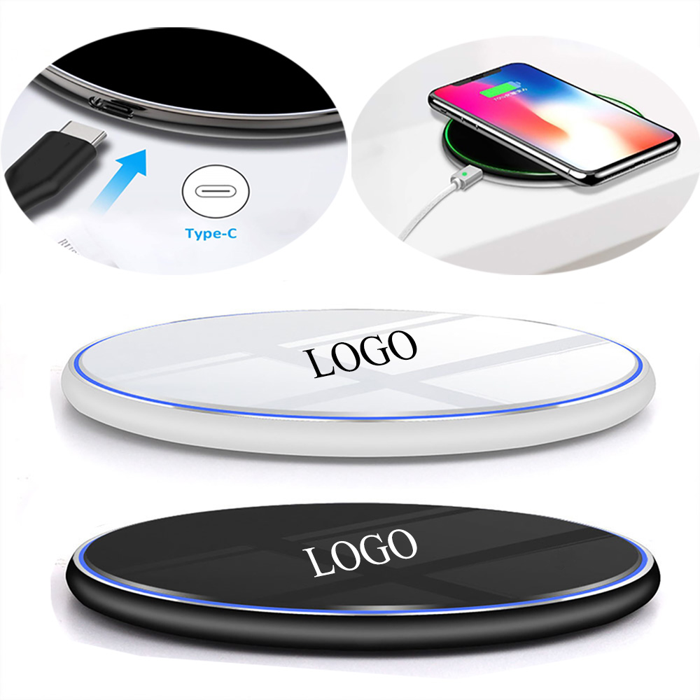 4“ Dia Qi 10W Round Wireless Fast Charging Pad