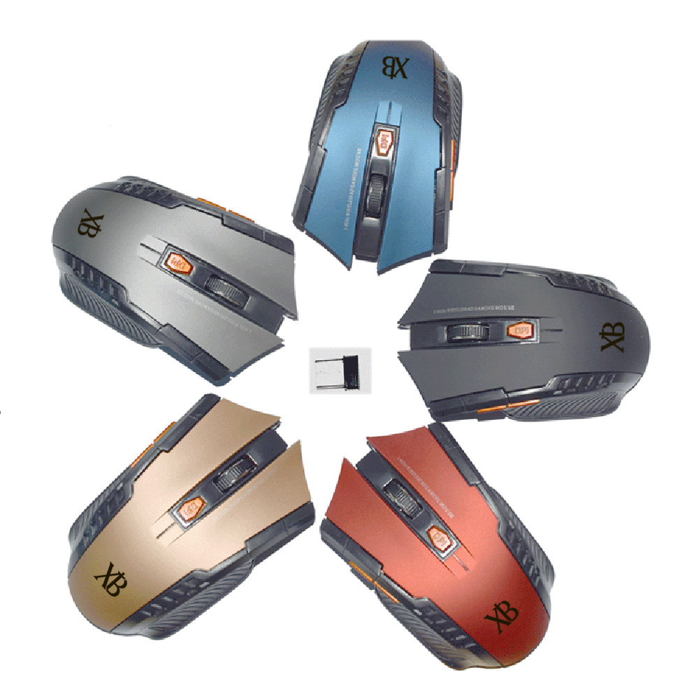 2.4G Optical Silent Computer Mouse with USB Receiver