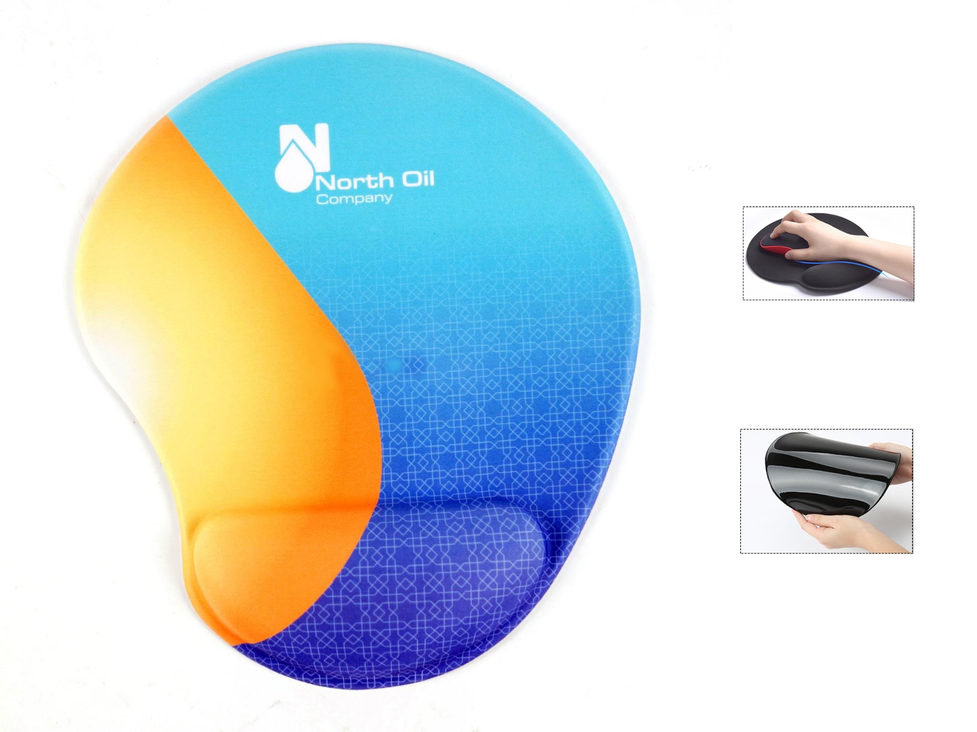 Silicone Mouse Pad With Wrist Rest