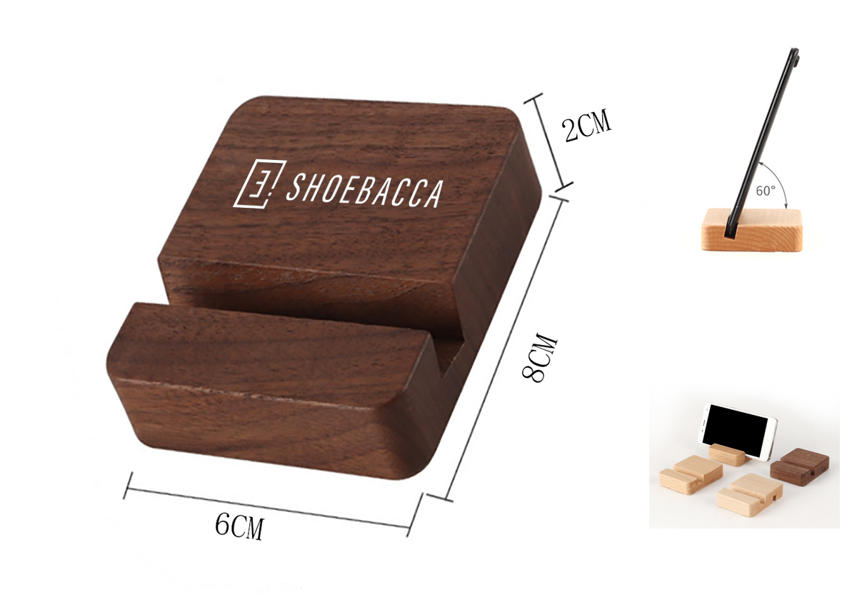Eco-Friendly Wood Mobile Device Holder