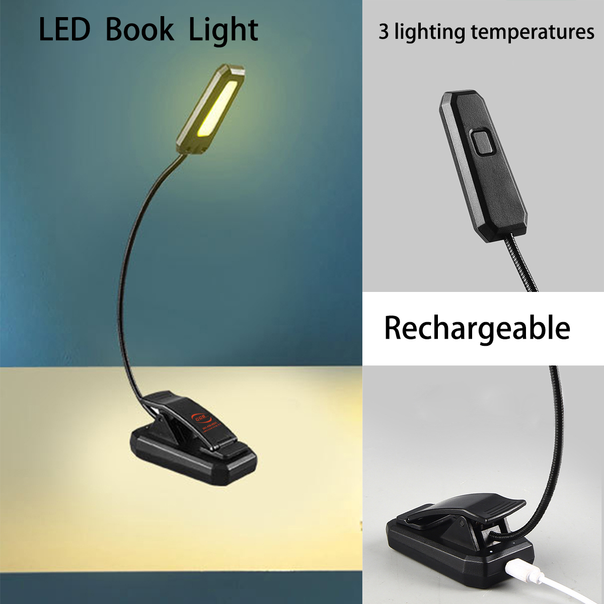 Portable Clip Book Light