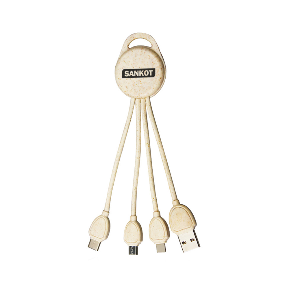 Eco-Friendly 4-in-1 Charging Cable
