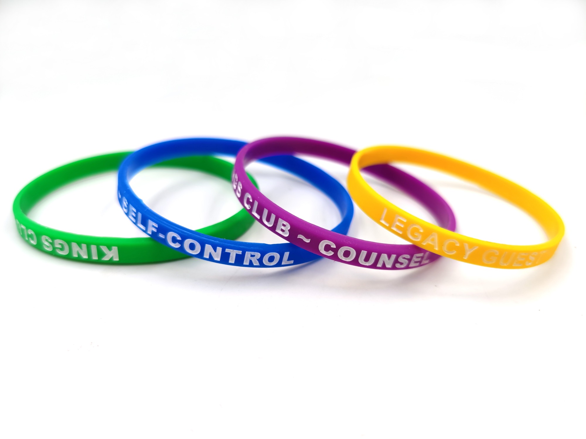Debossed Silicone Bracelet