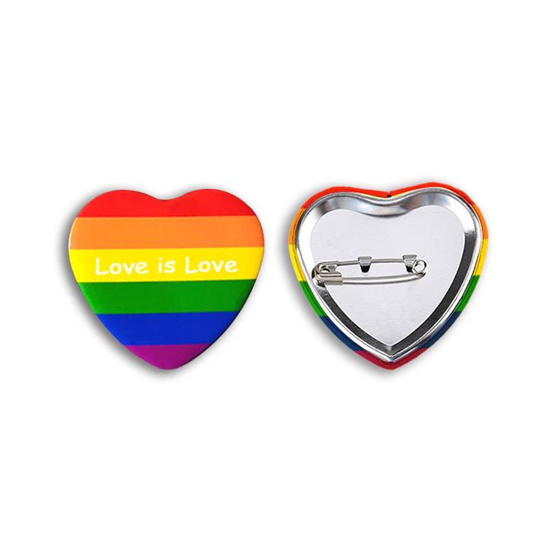Heart Button Badges