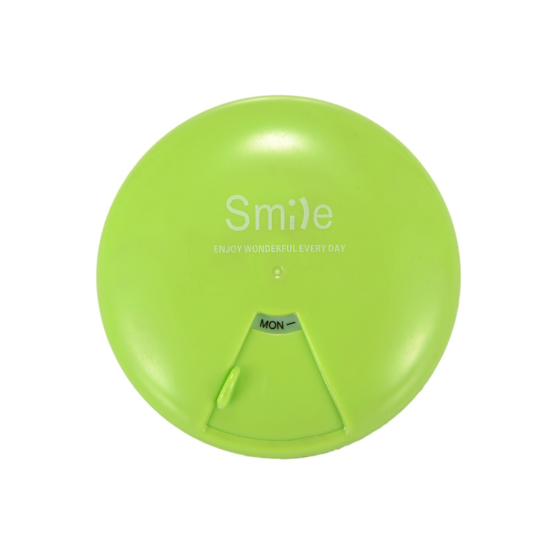 7 Day Weekly Round Pill Organizer