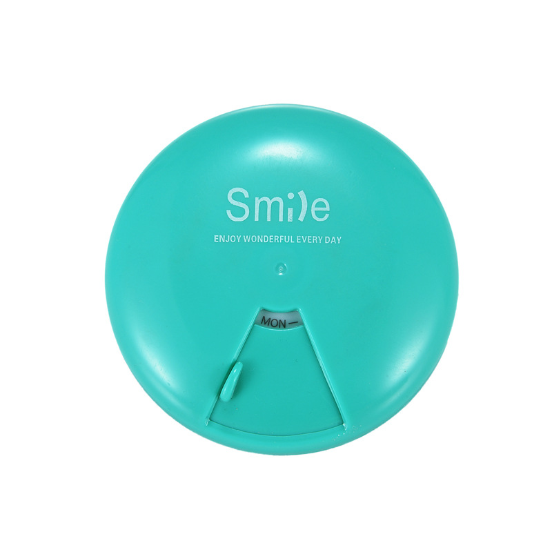 7 Day Weekly Round Pill Organizer