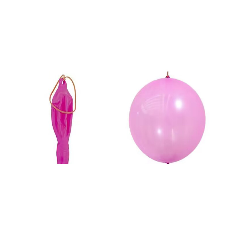 Personalized Natural Latex Balloons With Rubber String