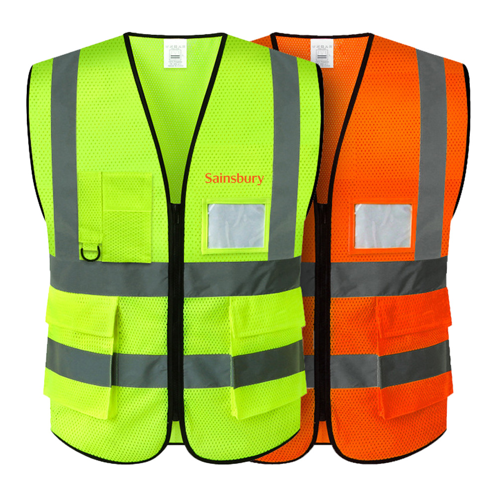 Dovetail Mesh Multi-pocket Reflective Vest