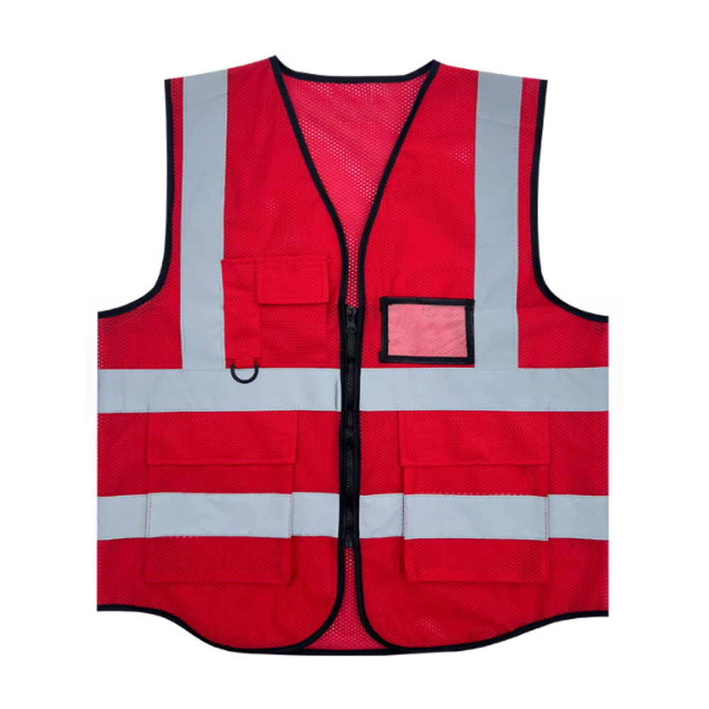 Dovetail Mesh Multi-pocket Reflective Vest