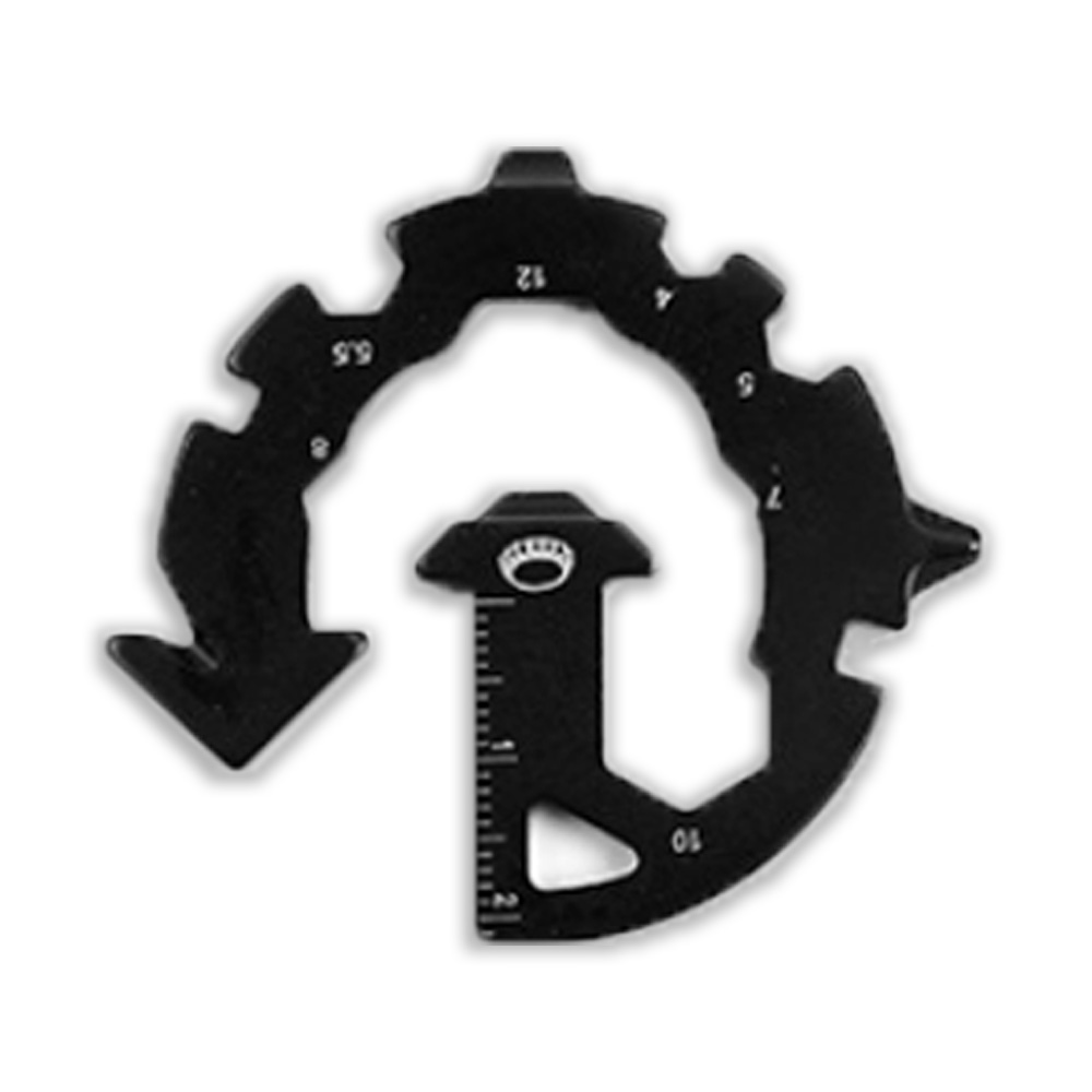 Slim Survival Card Wallet Tool Card