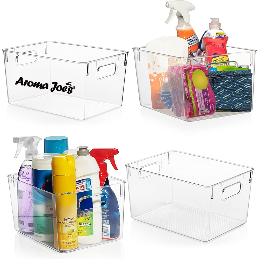 Clear Plastic Storage Bins