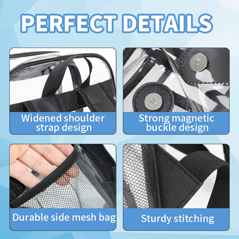 PVC Transparent Shoulder Bags
