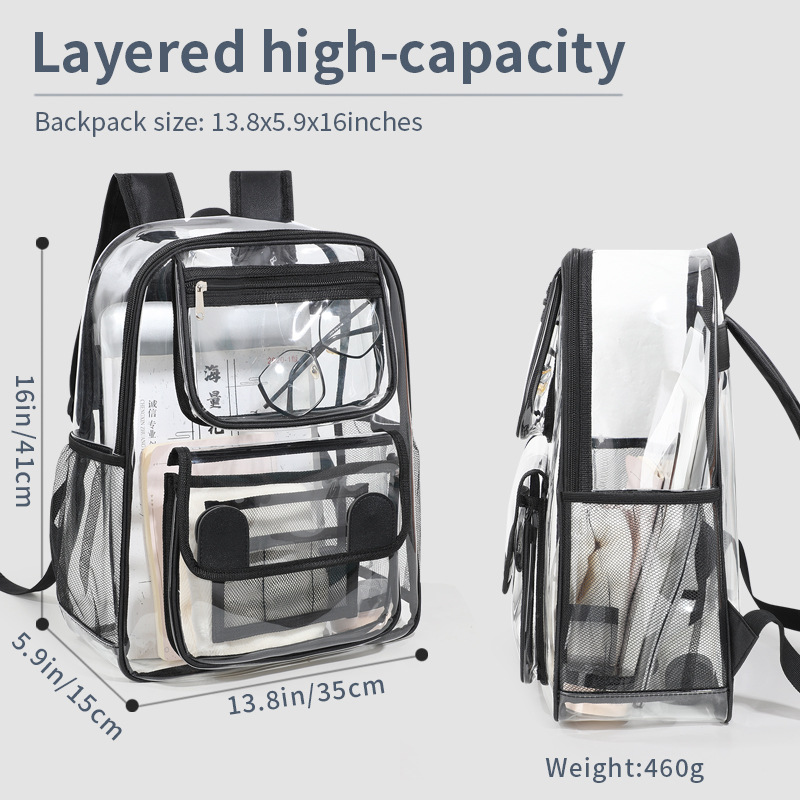PVC Transparent Shoulder Bags