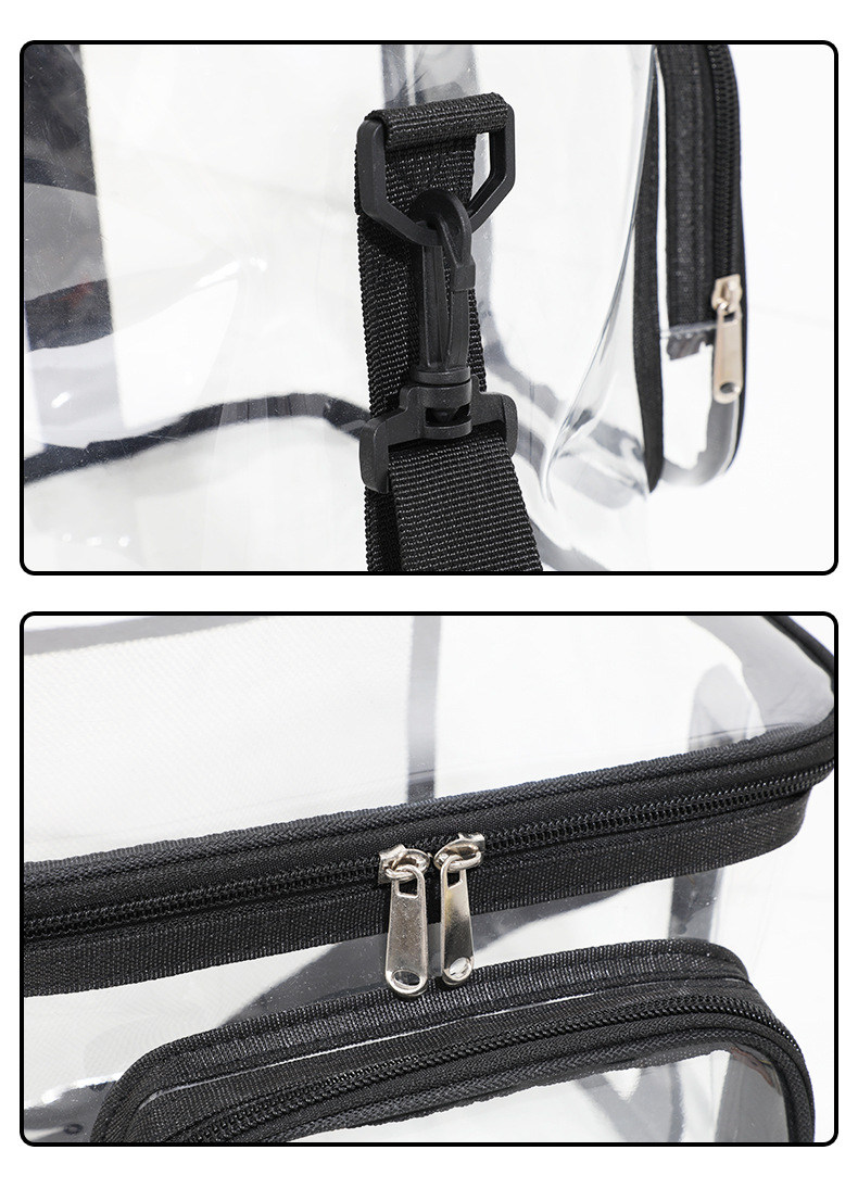 PVC large capacity shoulder bag