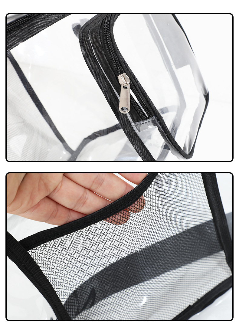PVC large capacity shoulder bag