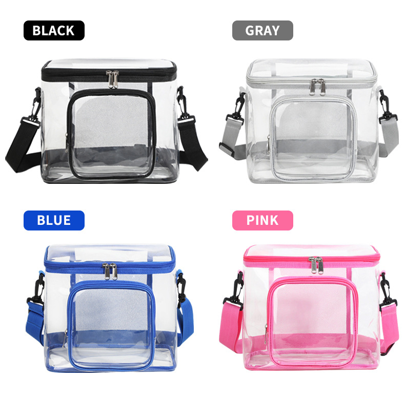 PVC large capacity shoulder bag
