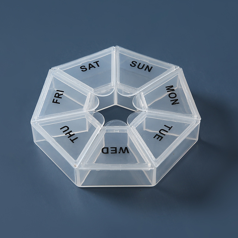 Round 7 Day Pill Case