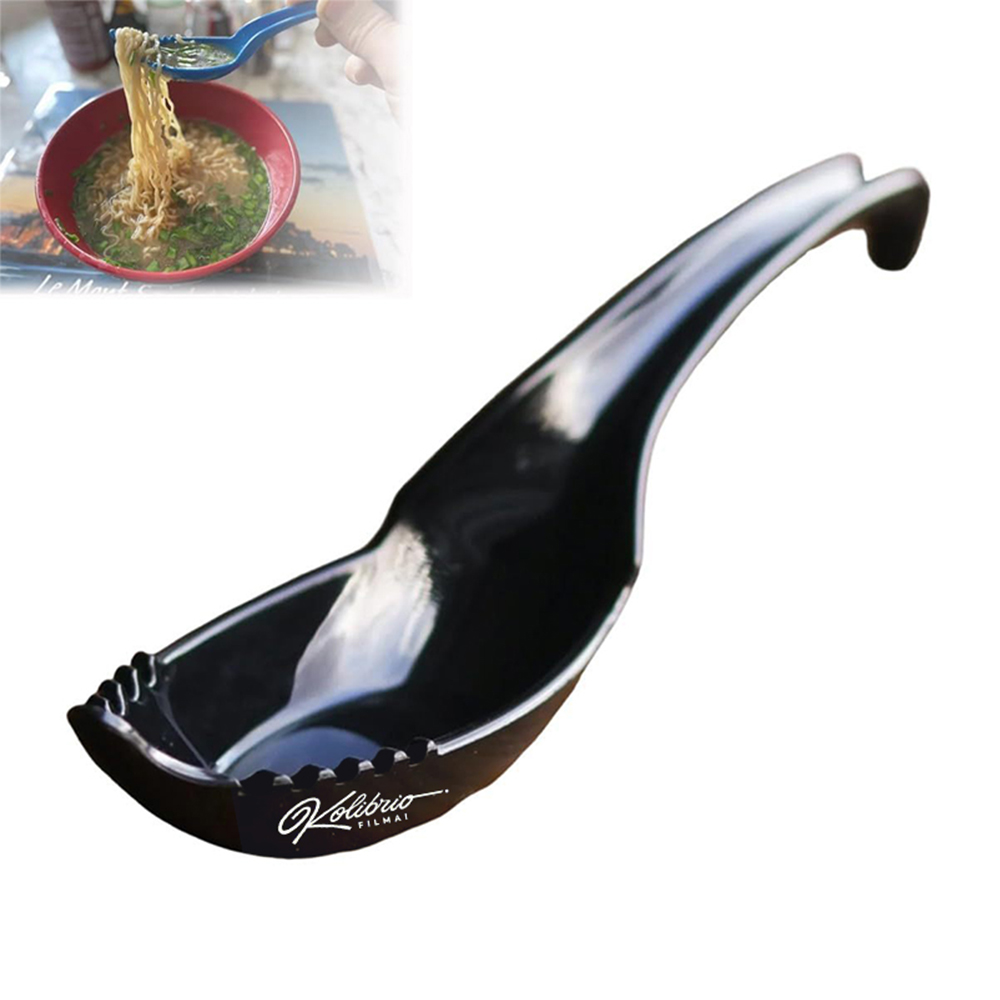 2 In1 Ramen Noodle Soup Spoon With Fork